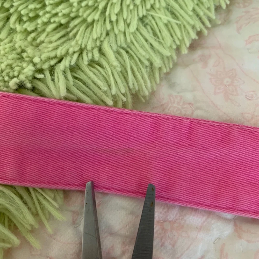 Belt Lot of 3 Solid Plaid Jean Braided Adjustable Blue Pink Girls